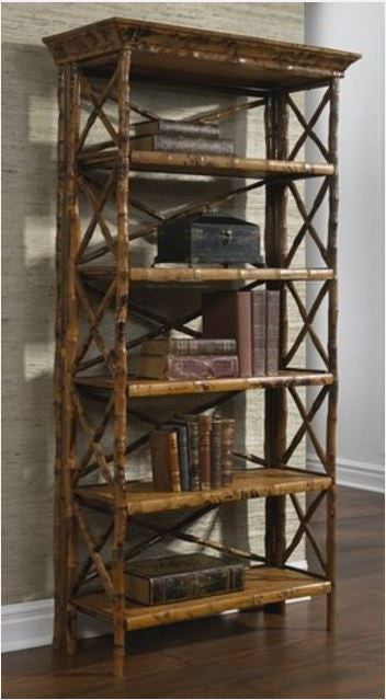 Bamboo Cross Back Folding Bookcase | touchGOODS