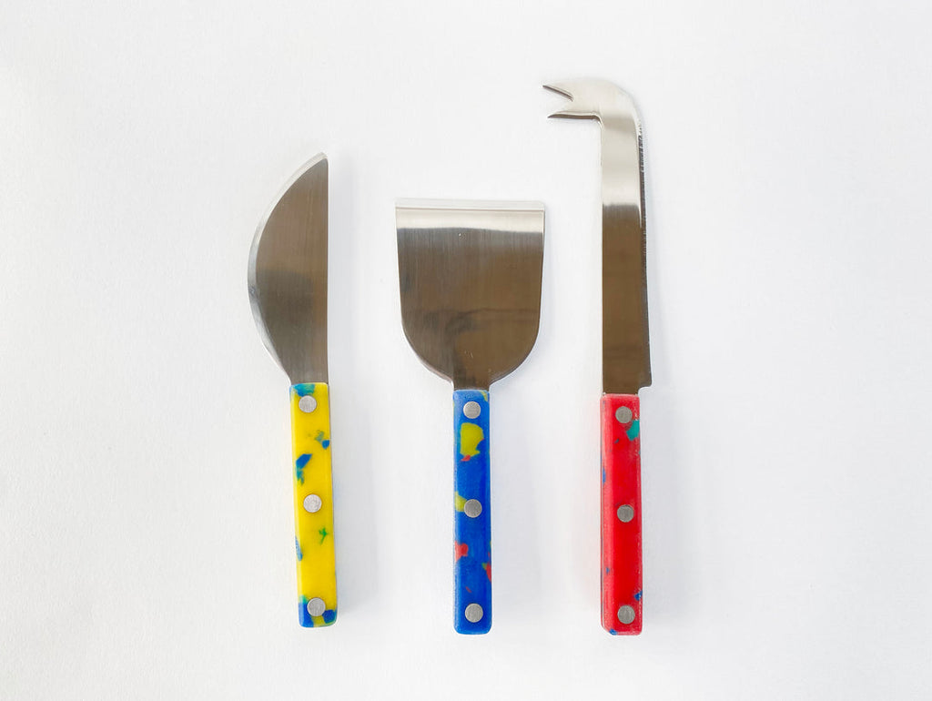 Cheese Knives - Red/Yellow/Blue - touchGOODS