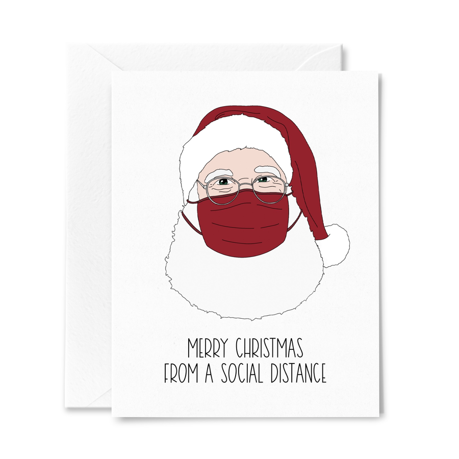 Christmas Santa Social Distance Card - touchGOODS