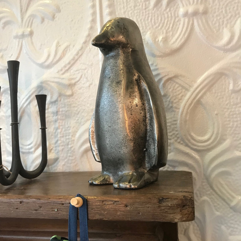 Mr. Popper! Brushed Pewter Penguin | touchGOODS