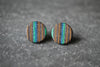 LARGE CIRCLE STUD EARRINGS - touchGOODS