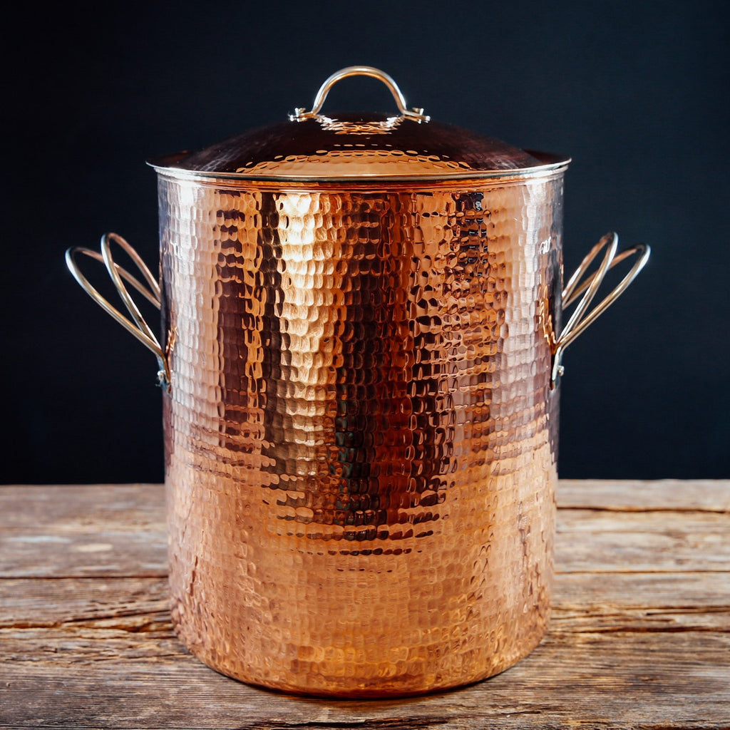 Big, Beautiful Copper Stock Pots - touchGOODS