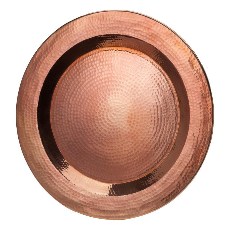 Copper Thessaly Round Platter - touchGOODS