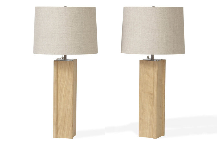 Radha Hardwood Table Lamp - touchGOODS