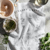 Culinary Herbs Pure Linen Tea Towel - touchGOODS