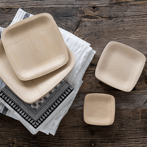 Bamboo Compostable Appetizer Plate - touchGOODS