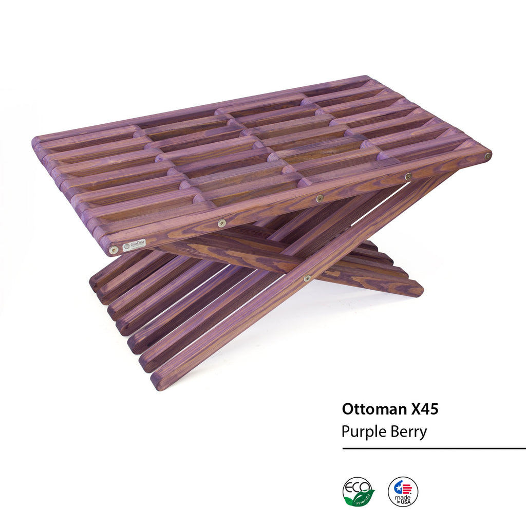 touchGOODS Wooden Ottoman X45 | touchGOODS