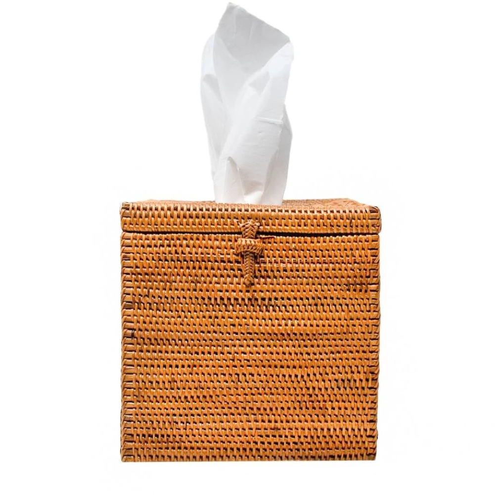 Rattan Tissue Box Cover - touchGOODS