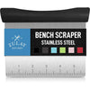 Multi-purpose Stainless Steel Bench Scraper & Chopper - touchGOODS