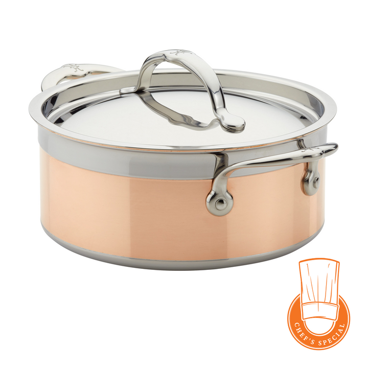 Induction Copper Soup Pot, 3-Quart - touchGOODS