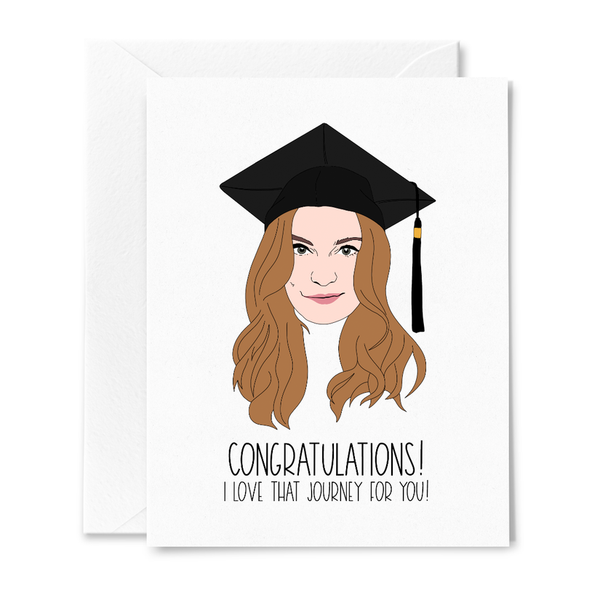 Schitt's Creek Alexis Rose Graduation Journey Greeting Card - touchGOODS
