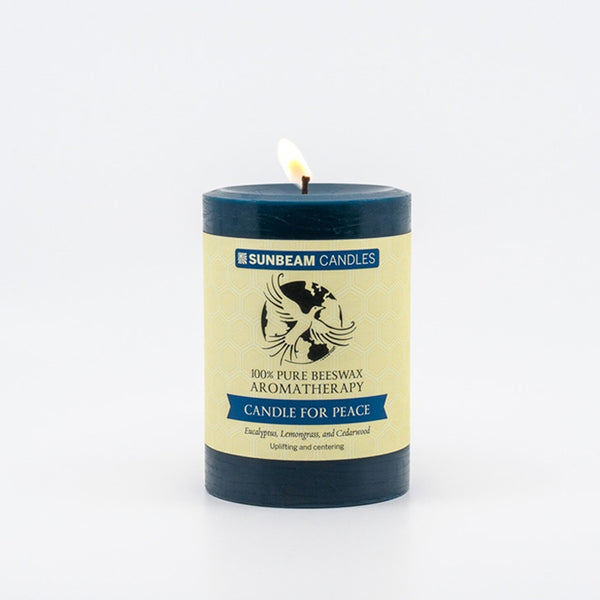 Candle for Peace Aromatherapy Pillar - touchGOODS