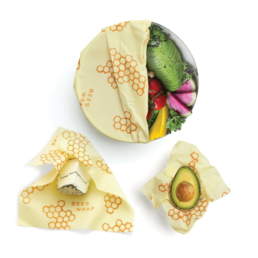 Honeycomb Food Wrap - Pack of 3 Assorted Sizes - touchGOODS