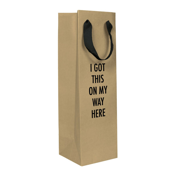 I Got This On My Way Here Wine Bag - touchGOODS