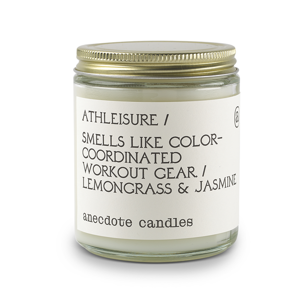 Athleisure (Lemongrass & Jasmine) Glass Jar Candle - touchGOODS