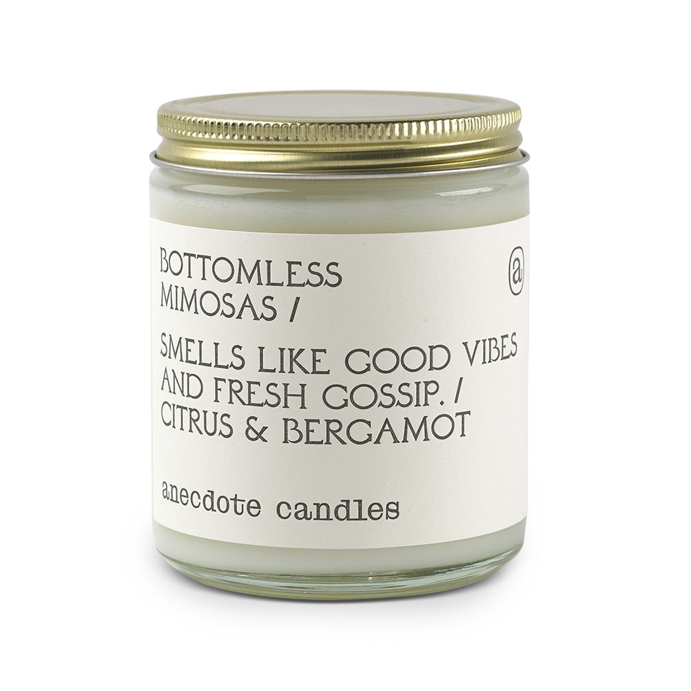 Bottomless Mimosas (Citrus & Bergamot) Glass Jar Candle - touchGOODS