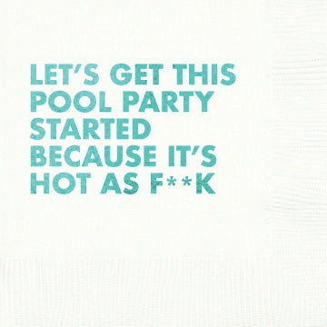 Pool Party Cocktail Napkin - touchGOODS