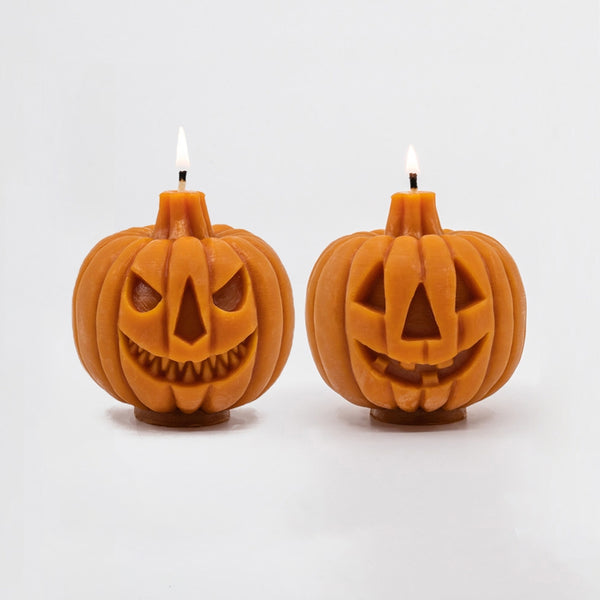 Beeswax Two-Faced Jack-O-Lantern - touchGOODS