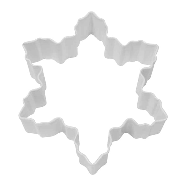 Snowflake Cookie Cutter (White, 4") - touchGOODS