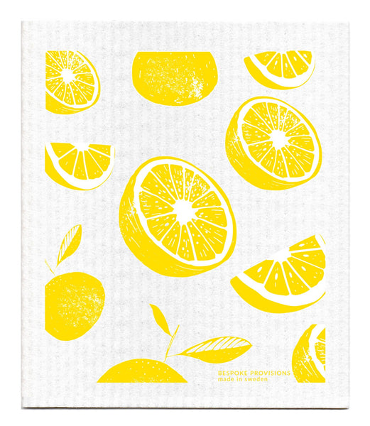 Lemons  Swedish Dishcloth - touchGOODS
