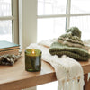 Frasier Fir Pine Candle Molded Green Glass 6.5 oz - touchGOODS