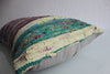 Extra Long Vintage Rag Rug Lumbar Pillow 16 x 48 | touchGOODS