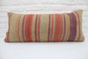 Extra Long Striped Kilim Lumbar Pillow 16 x 36 | touchGOODS