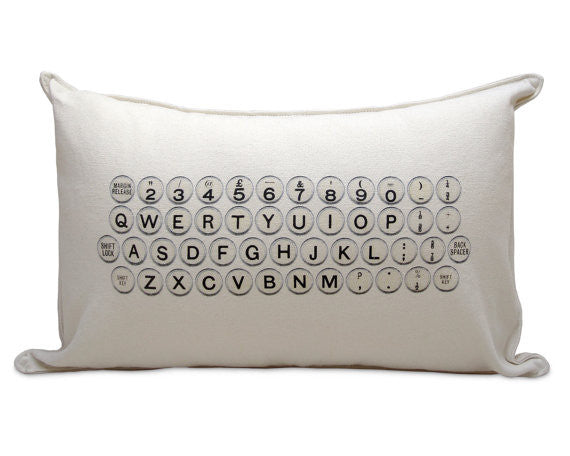typewriter pillow by pi'lo studio | touchGOODS