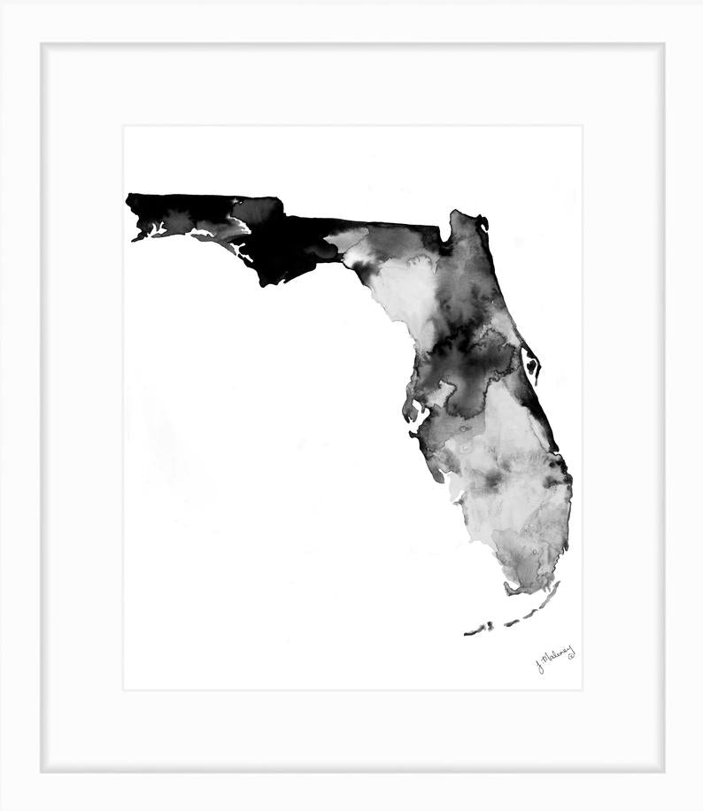 Florida Watercolor Prints by Jackie Maloney - touchGOODS