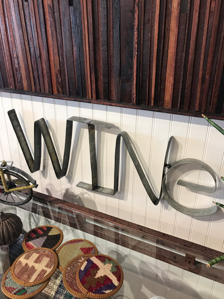 WINE Wine Barrel Ring Metal Wall Art | touchGOODS