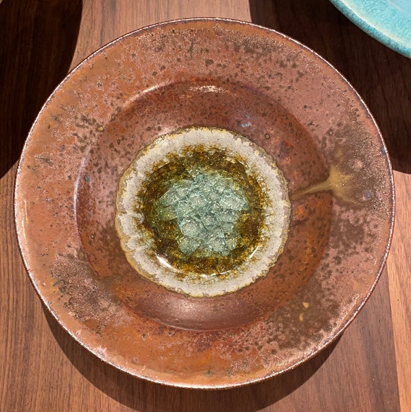 Flared 7" Bowl with Glass Copper - Small - touchGOODS