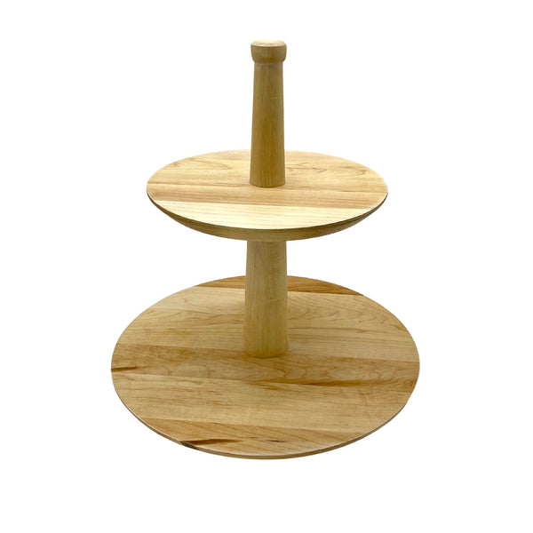 Putney Maple Two Tiered Lazy Susan - touchGOODS