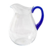 Acrylic Pitcher in Clear with Cobalt Handle - touchGOODS