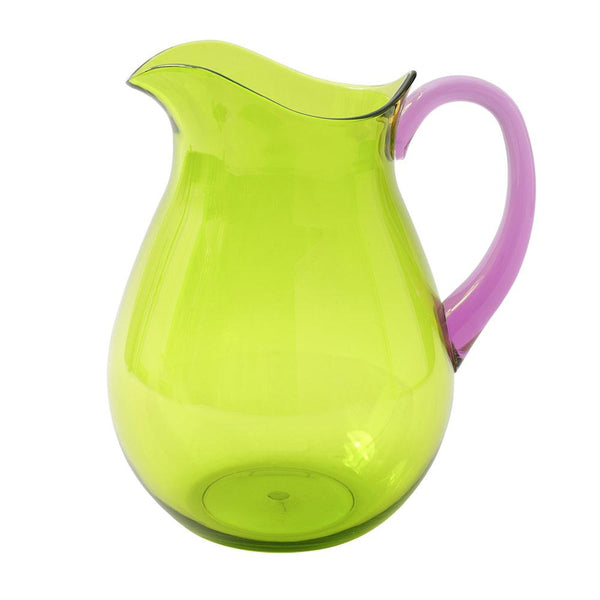 Acrylic Pitcher in Green with Amethyst Handle - touchGOODS