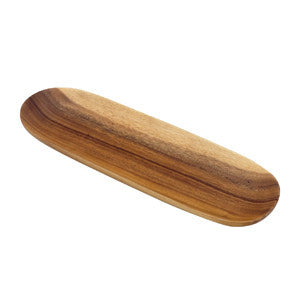 Acacia Wood Baguette/Bread Appetizer Serving Tray, 16.5" x 5.5" x 1" - touchGOODS