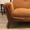 Mid 20th Century Mid Century Modern Pearsall Style Sofa With Original Burnt Orange Upholstery - touchGOODS