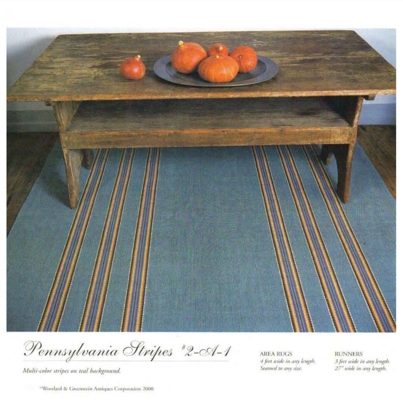 Woodard Weave: Pennsylvania Stripes 2-A-1 4' x 82" | touchGOODS