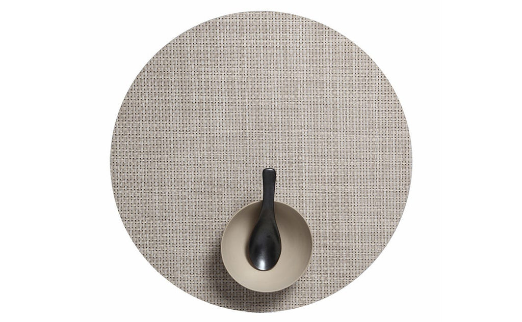 Basketweave Round Placemats - touchGOODS