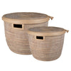 Reeds Basket with Flat Lid | touchGOODS