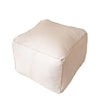 Cube Leather Pouf | touchGOODS