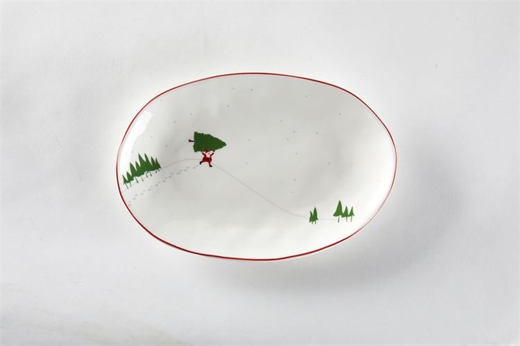 Running Santa Platter - touchGOODS