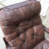Vintage Patchwork Leather Swivel Recliner | touchGOODS
